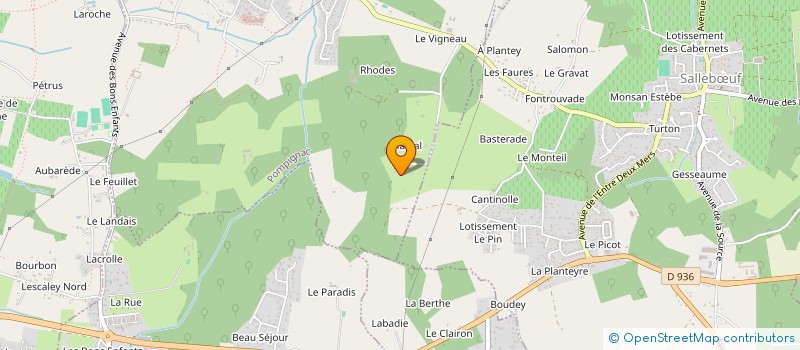 localisation de l'entreprise B D'ARCACHON  POMPIGNAC