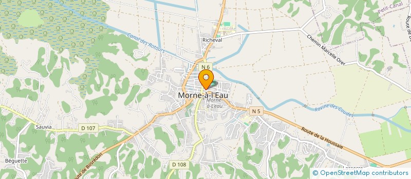 localisation de l'entreprise B.D.C. à MORNE-A-L'EAU