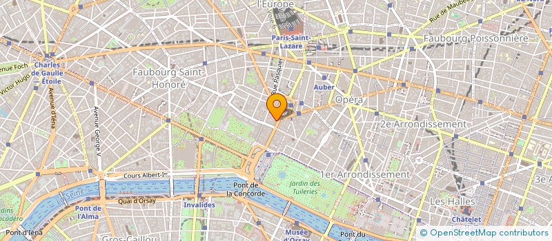 localisation de l'entreprise B.D.C.  PARIS