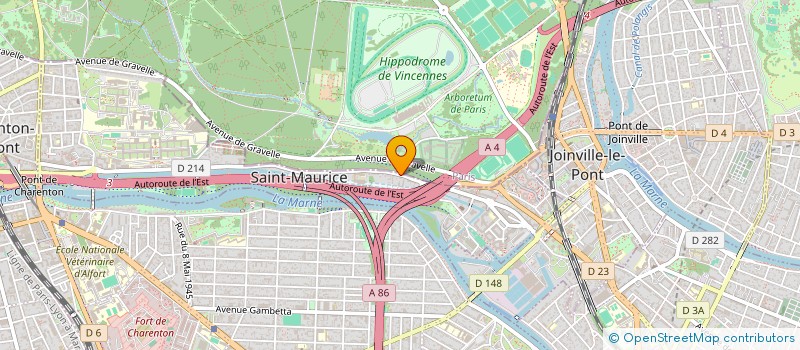 localisation de l'entreprise B & D CONCEPT à SAINT-MAURICE