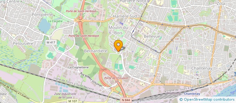 localisation de l'entreprise B.D. CONCEPT  SAINT-HERBLAIN