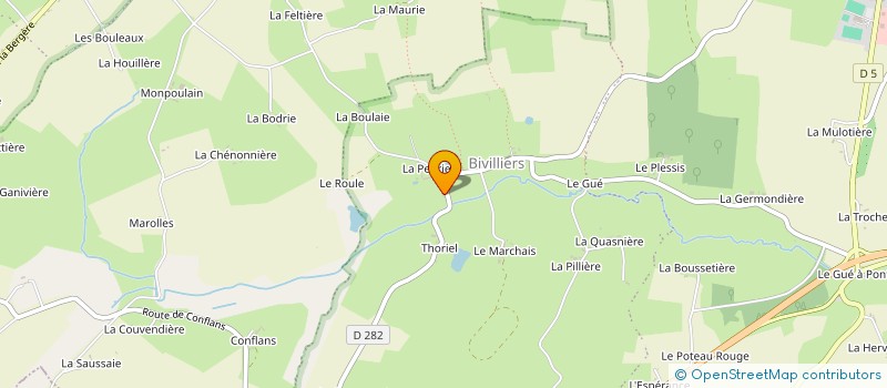 localisation de l'entreprise B & D CONSULTANTS à TOUROUVRE AU PERCHE