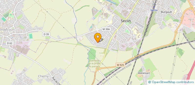 localisation de l'entreprise B&D CONSULTING à SECLIN