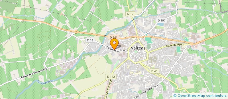 localisation de l'entreprise B.D.D  GRILLON