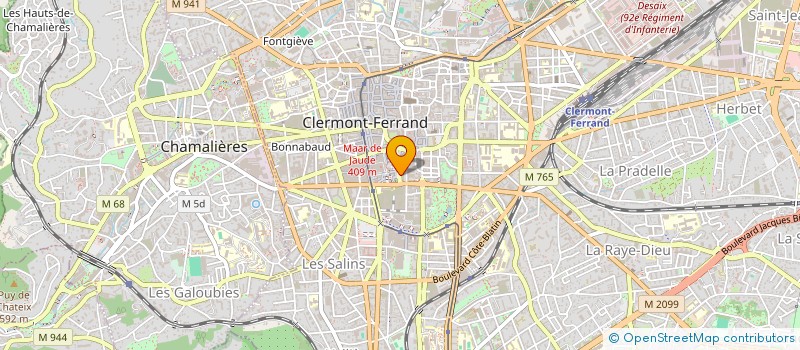 localisation de l'entreprise B & D DEVELOPPEMENT  PERIGNAT-LES-SARLIEVE