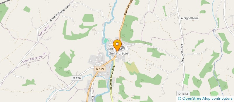 localisation de l'entreprise B.D.E  SAINT-MARTIN-DE-LA-LIEUE
