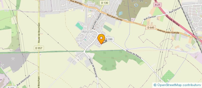 localisation de l'entreprise B.D.E. FINANCE  ABSCON