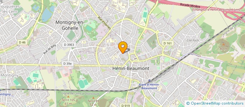 localisation de l'entreprise B D E SCI à HENIN-BEAUMONT