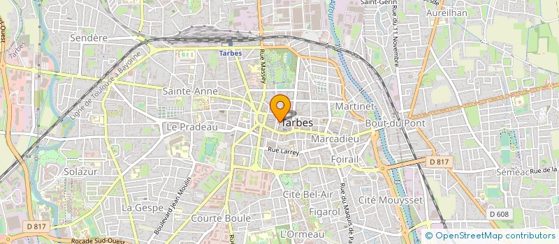 localisation de l'entreprise B.D.ET COMPAGNIE à TARBES
