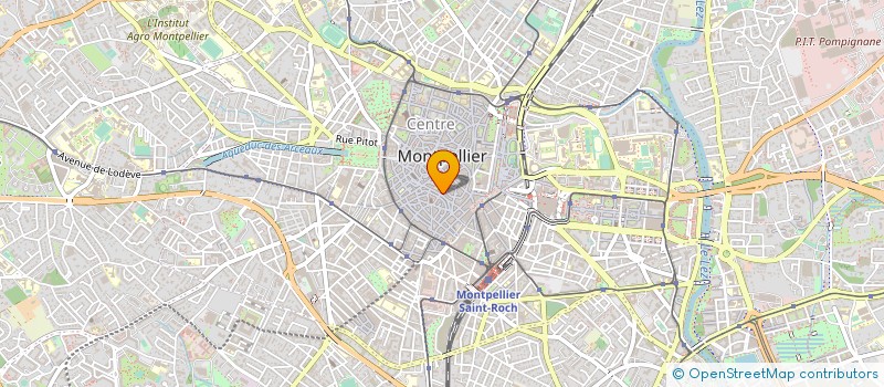 localisation de l'entreprise B.D.F à MONTPELLIER