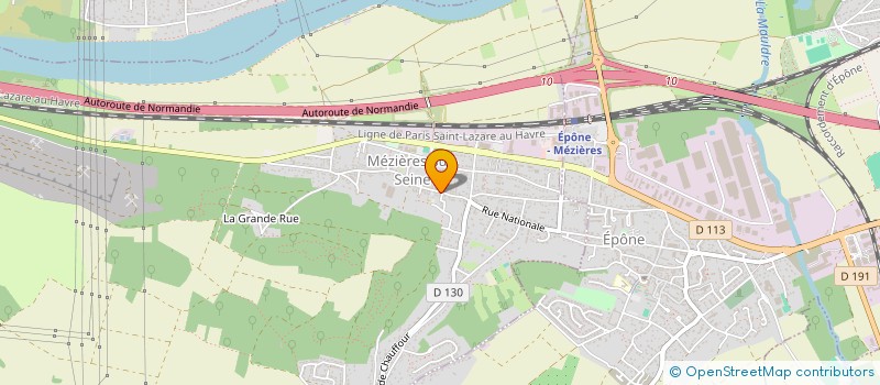 localisation de l'entreprise B.D.G.A  MEZIERES-SUR-SEINE