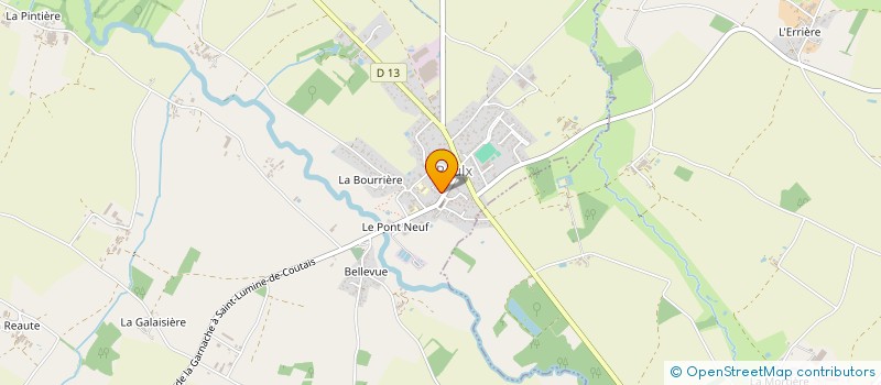 localisation de l'entreprise B.D.G. AGENCEMENTS  PAULX