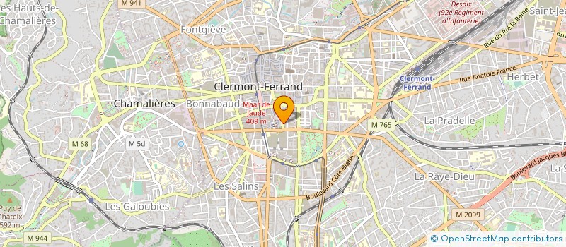 localisation de l'entreprise B&D GESTION  PERIGNAT-LES-SARLIEVE