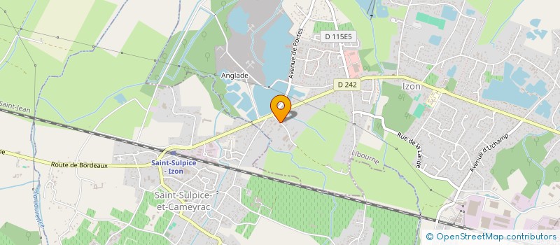 localisation de l'entreprise B.D.H.  IZON