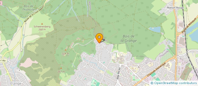 localisation de l'entreprise B.D.H CONSTRUCTIONS à THIONVILLE