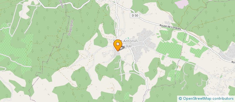 localisation de l'entreprise B.D.H. IMMOBILIER  SAINT-ANTONIN-DU-VAR