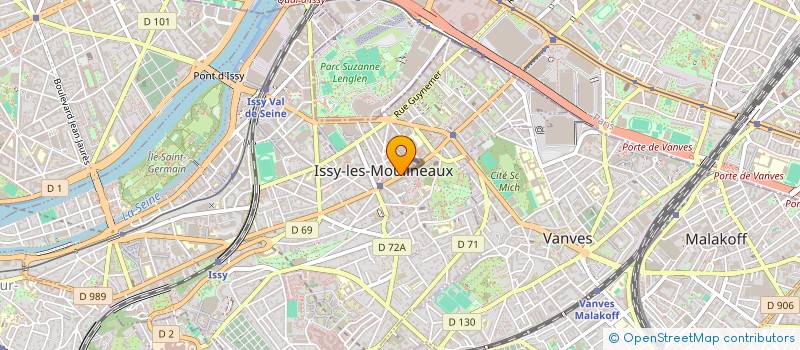 localisation de l'entreprise B&D HOLDING à ISSY-LES-MOULINEAUX