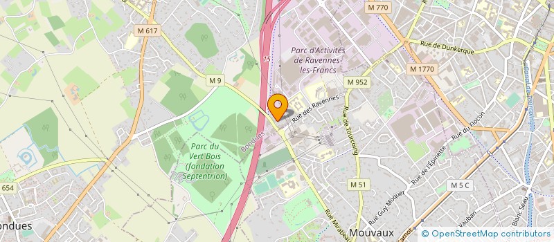 localisation de l'entreprise B D I  BONDUES