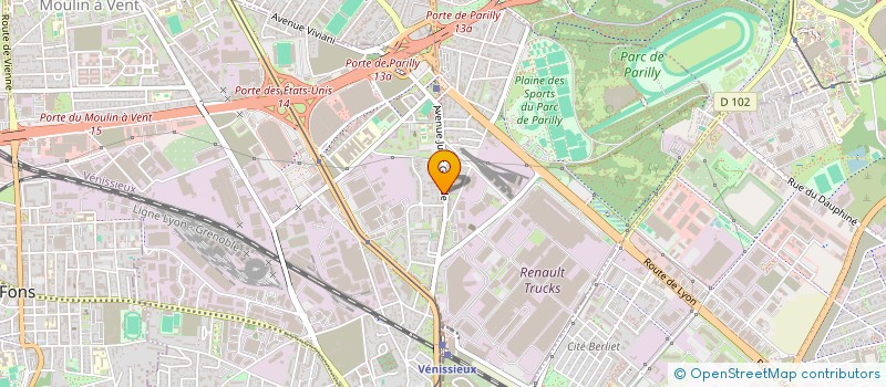 localisation de l'entreprise B&D INVESTMENTS  VENISSIEUX