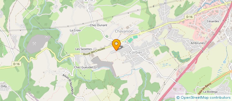 localisation de l'entreprise B.D.J. à CHAVANOD