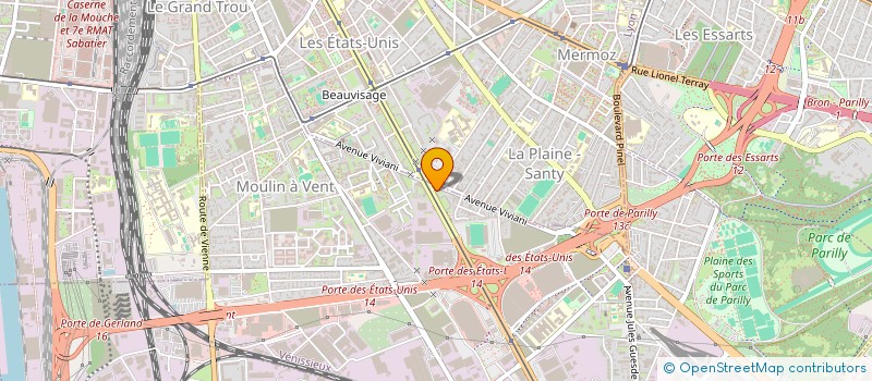 localisation de l'entreprise B. D. L.  VENISSIEUX