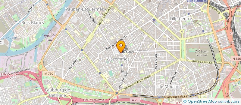 localisation de l'entreprise B.D.L à LILLE