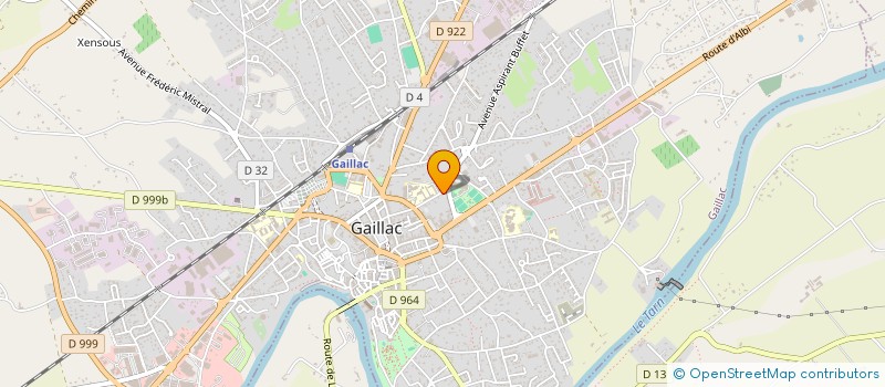 localisation de l'entreprise B.D.L. MAURY à GAILLAC