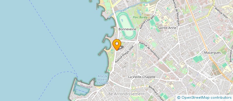 localisation de l'entreprise B.D.M. à MARSEILLE