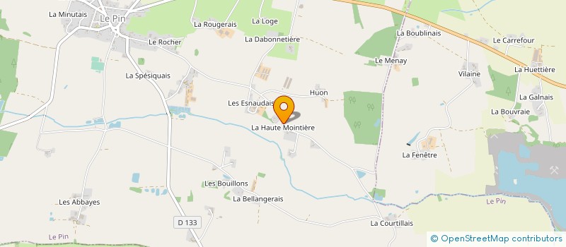 localisation de l'entreprise B D N  VALLONS-DE-L'ERDRE