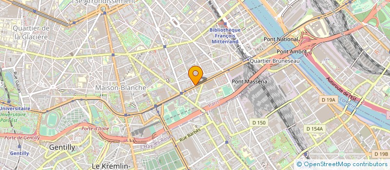 localisation de l'entreprise B D S  PARIS