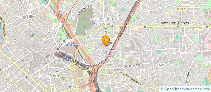 localisation de l'entreprise B.D SERVICES à LILLE