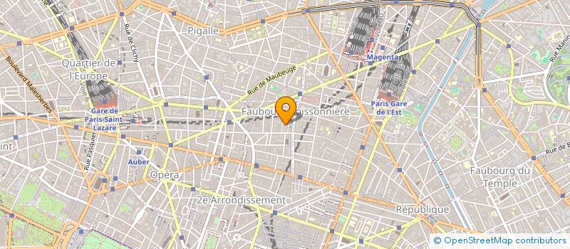 localisation de l'entreprise B.D. STRATA à PARIS