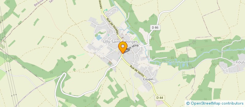 localisation de l'entreprise B & D ULLY  ULLY-SAINT-GEORGES