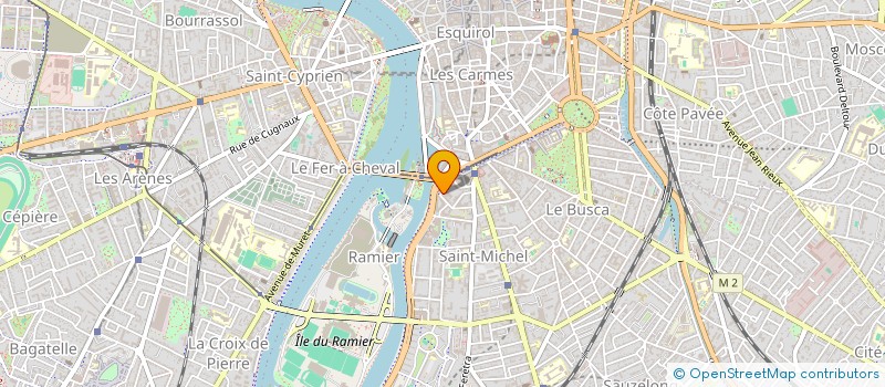 localisation de l'entreprise B. DANSE STUDIO MAGALI GUERRY  TOULOUSE