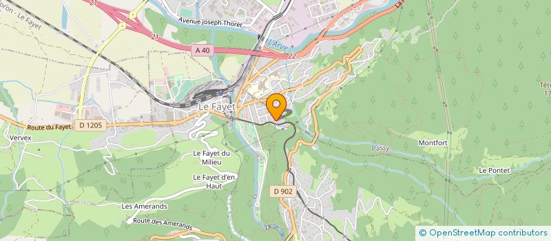 localisation de l'entreprise B DE B  SAINT-GERVAIS-LES-BAINS