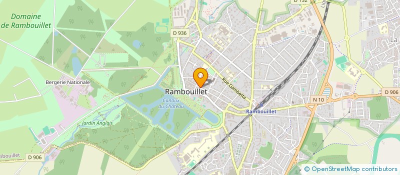 localisation de l'entreprise B. DE LA PRAIRIE / DELAFOND  RAMBOUILLET