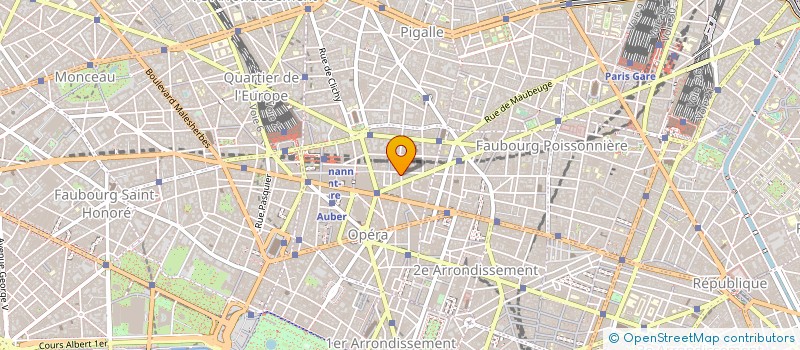 localisation de l'entreprise B DE P à PARIS