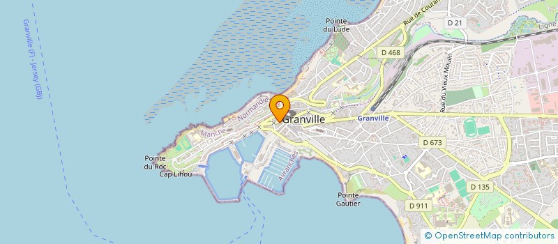localisation de l'entreprise B DE P OENO SERVICE  GRANVILLE