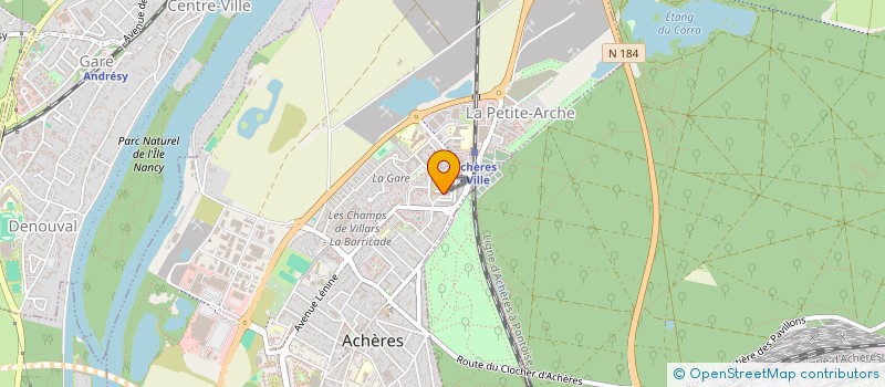 localisation de l'entreprise B DE PAPY à ACHERES