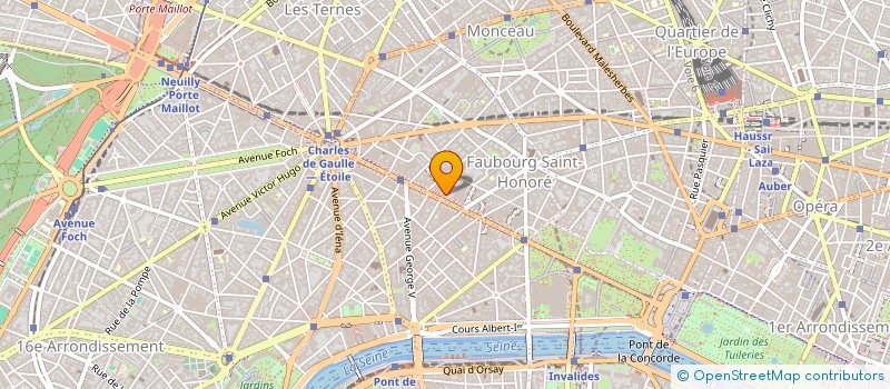 localisation de l'entreprise B. DE SAINT FRUSQUIN  PARIS