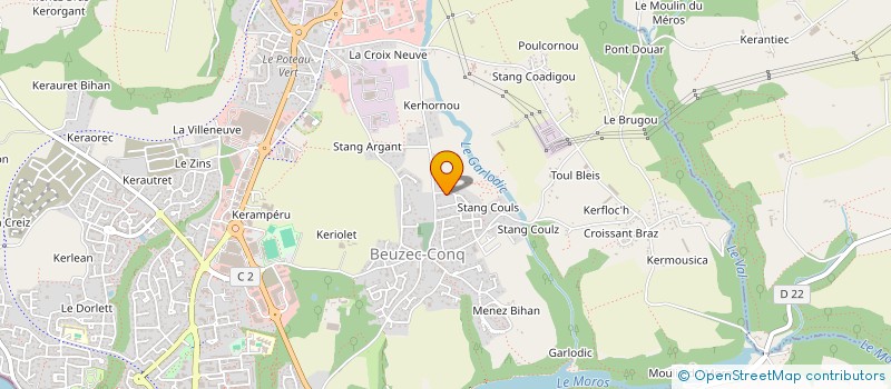 localisation de l'entreprise B DECORATION  CONCARNEAU