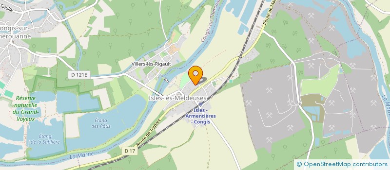 localisation de l'entreprise B DECORS  ISLES-LES-MELDEUSES