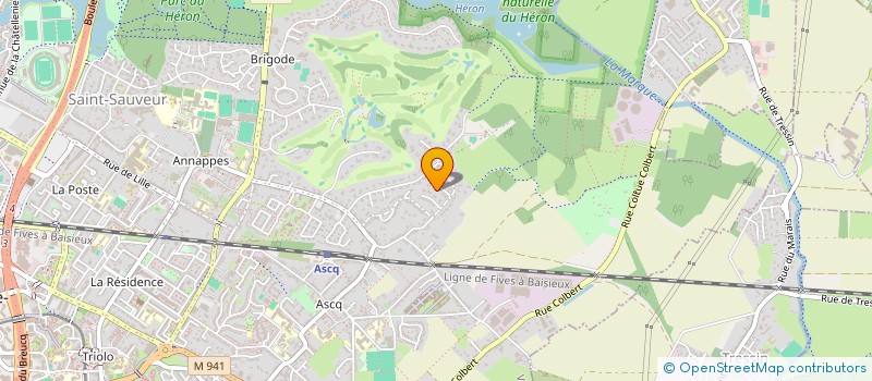 localisation de l'entreprise B.DESCARTES à VILLENEUVE-D'ASCQ