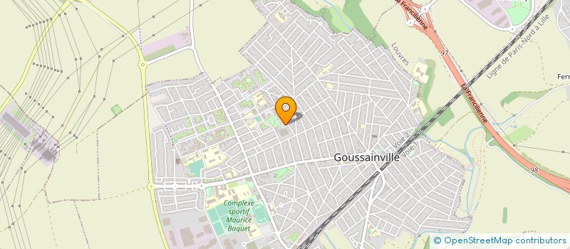 localisation de l'entreprise B.DESIGN  GOUSSAINVILLE