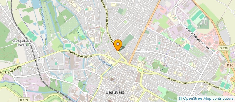 localisation de l'entreprise B-DEVELOPPEMENT à BEAUVAIS