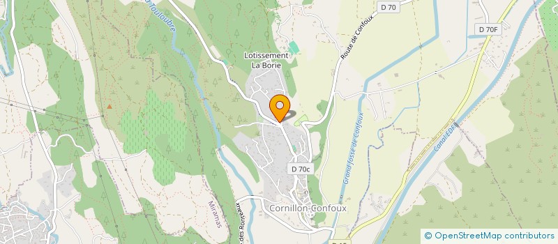 localisation de l'entreprise B DEVELOPPEMENT à CORNILLON-CONFOUX