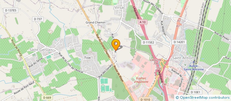 localisation de l'entreprise B DEVELOPPEMENT SERVICE  CEZAC