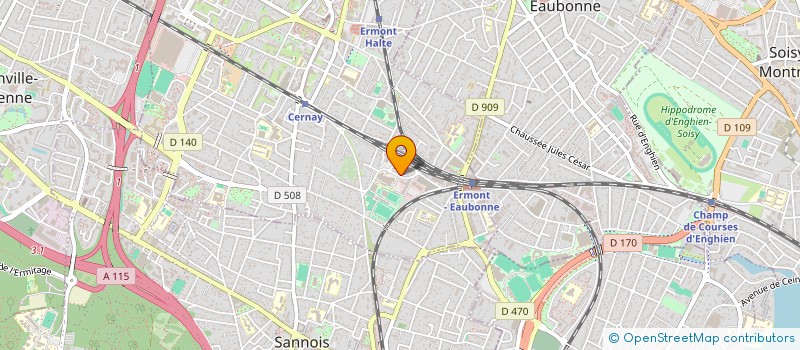 localisation de l'entreprise B'DIET SANTE à ERMONT