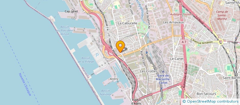 localisation de l'entreprise B DIGITAL EVENTS à MARSEILLE