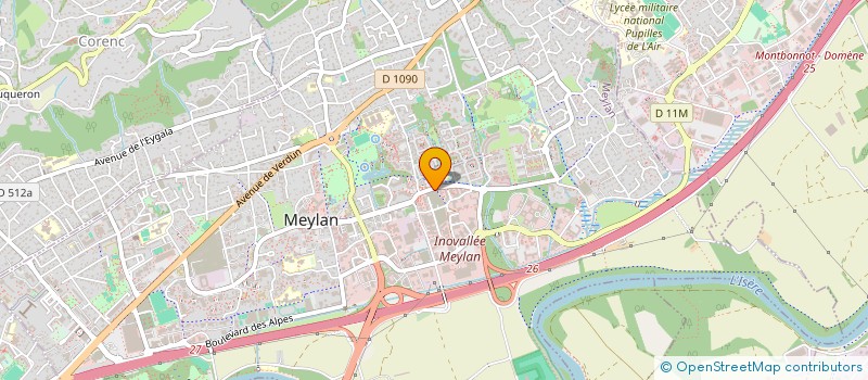 localisation de l'entreprise B'DIS à MEYLAN